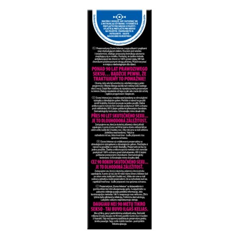 Durex Intense 10 szt. – Prezerwatywy z żelem Desirex™, prążkami i wypustkami