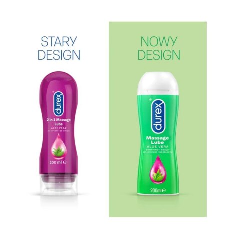 Żel intymny i do masażu Durex 2w1 Kojący 200ml
