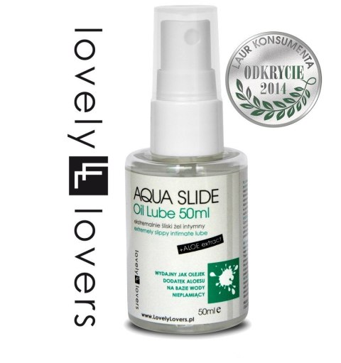 Olejek intymny na bazie wody Lovely Lovers Aqua Slide Oil Lube 50 ml