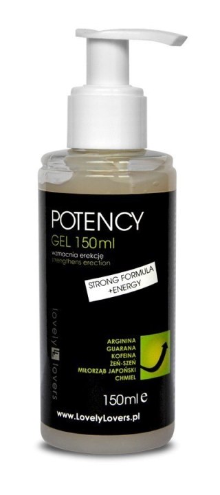 Żel intymny wzmacniający erekcję Lovely Lovers POTENCY Gel 150 ml