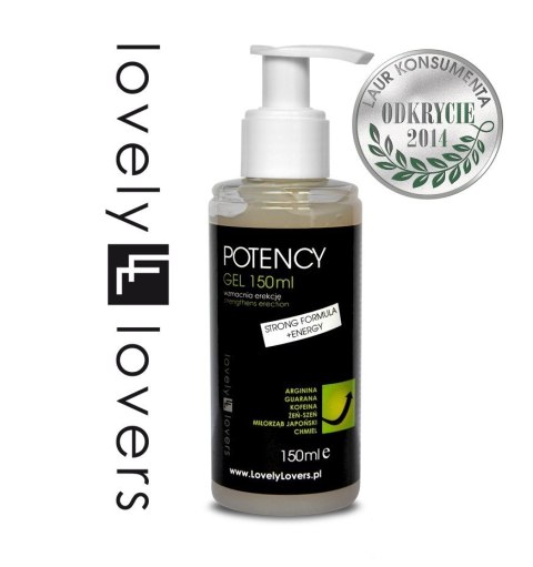 Żel intymny wzmacniający erekcję Lovely Lovers POTENCY Gel 150 ml