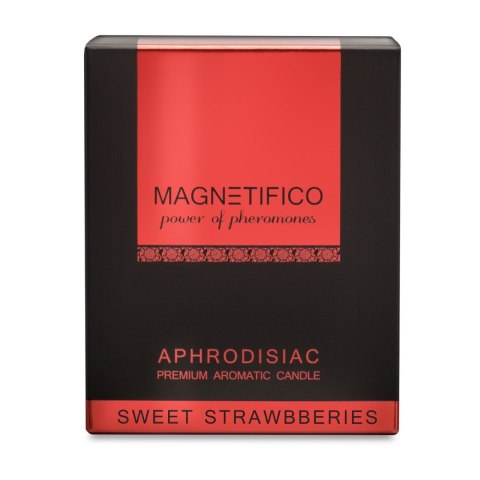 Afrodyzjakowa świeca MAGNETIFICO Candle Sweet Strawberries