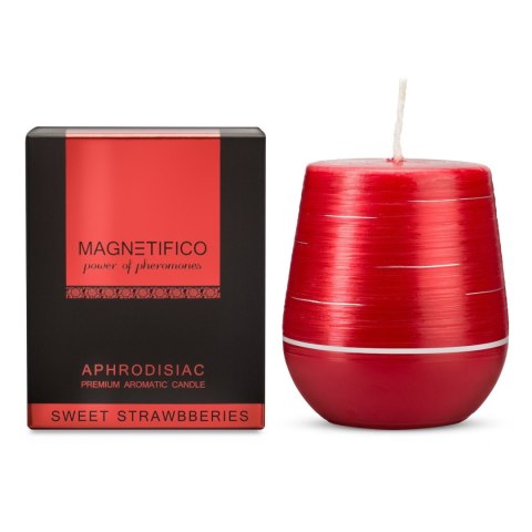 Afrodyzjakowa świeca MAGNETIFICO Candle Sweet Strawberries