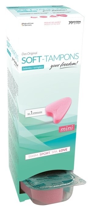 Soft-Tampons Mini – tampony do seksu, basenu i aktywności fizycznej (10 szt.)