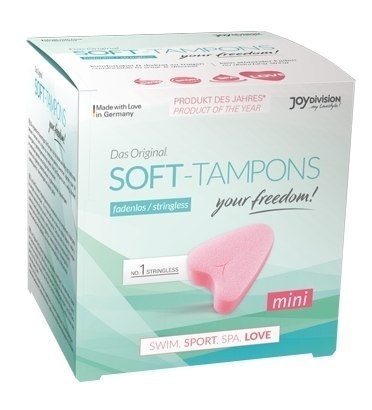 Soft-Tampons Mini – tampony do seksu, basenu i aktywności fizycznej (3 szt.)