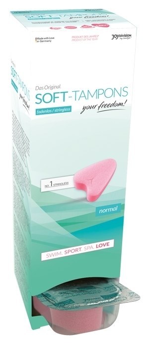 Soft-Tampons Normal – tampony do seksu, basenu i aktywności fizycznej (10 szt.)