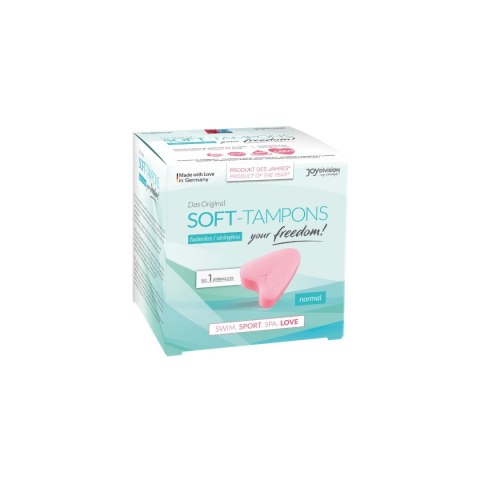 Soft-Tampons Normal – ultramiękkie tampony do seksu, basenu i sportu, 3 szt.