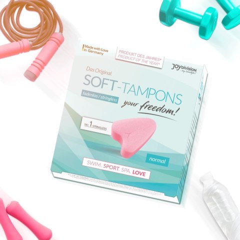 Soft-Tampons Normal – tampony do seksu, basenu i aktywności fizycznej (3 szt.)