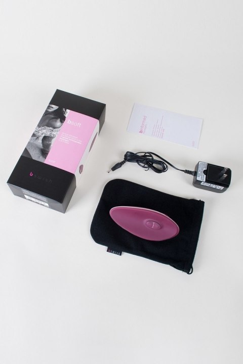 Masażer Łechtaczki B Swish - Bsoft Premium (burgund / róż)