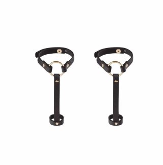 Skóropodobny pasek na dłoń Bijoux Indiscrets - MAZE Simple Hand Piece Black