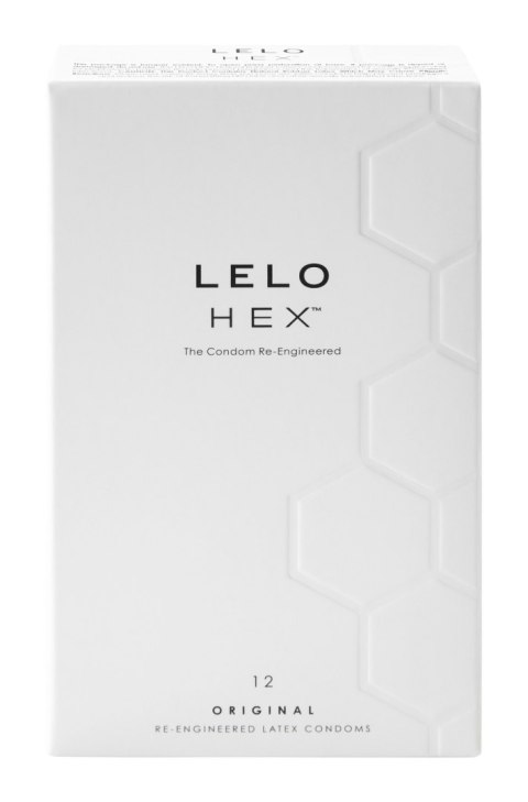 LELO HEX™ – Najbardziej Wytrzymałe i Cienkie Prezerwatywy Lateksowe Premium 12 szt