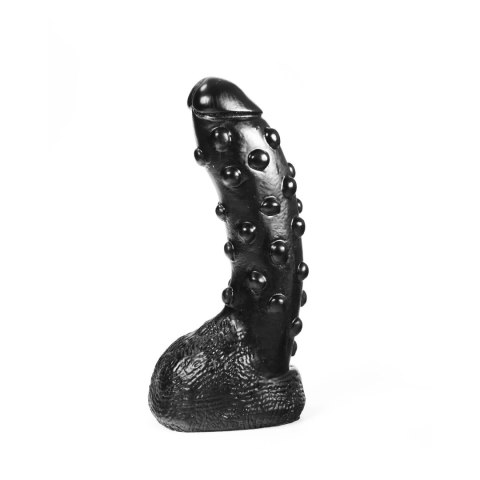 Dildo winylowe Mister B - Tonguebiter (czarne) DC22