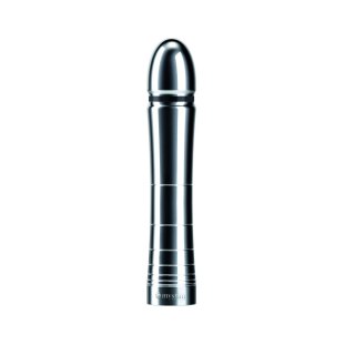Mystim Glossy Glen – aluminiowe dildo do elektrostymulacji, 14 cm