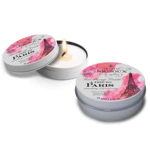 Świeca do masażu  Petits Joujoux Fine Massage Candles - A trip to Paris (33 g)
