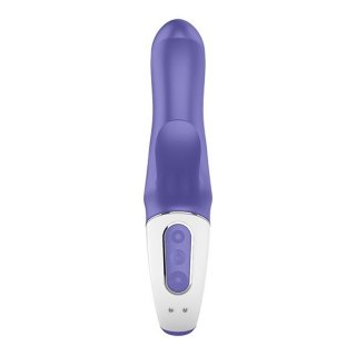 Stymulator łechtaczki i pochwy Satisfyer Vibes Magic Bunny Purple
