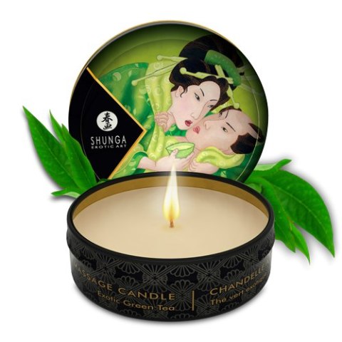 Świeca do masażu  Shunga - Zenitude / Exotic Green Tea Massage Candle 30 ml