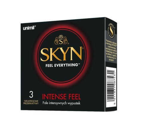 Prezerwatywy Unimil SKYN Intense Feel 1op./3szt
