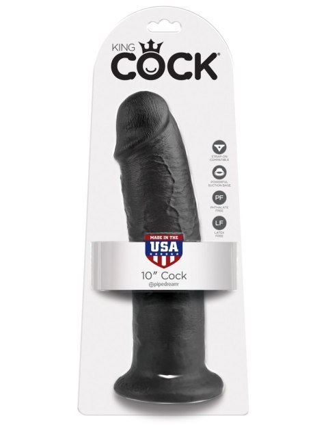 Dildo King Cock 10" Cock Black