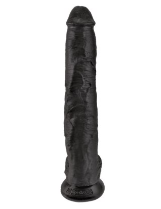 Dildo King Cock 14" Cock with Balls Black