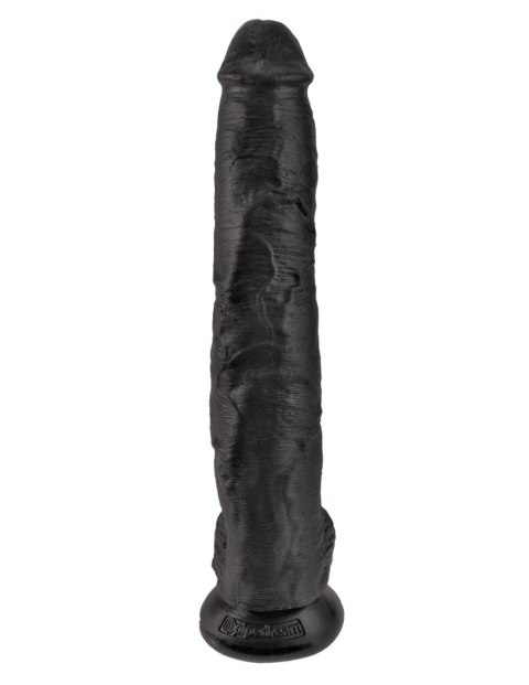 Dildo King Cock 14" Cock with Balls Black