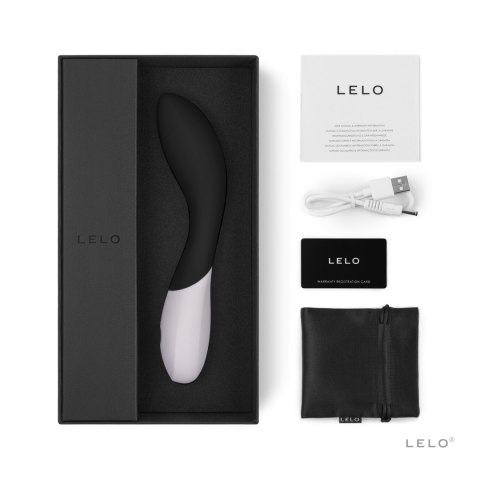LELO Mona Wave Black – ergonomiczny design i aksamitnie gładka powierzchnia z silikonu klasy medycznej