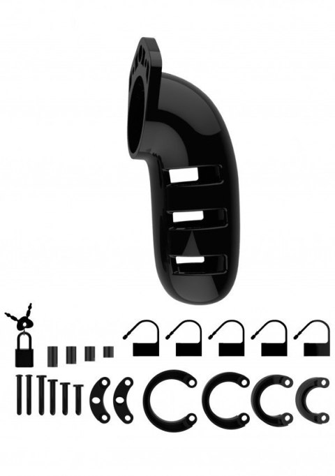 Pas cnoty Model 06 - Chastity - 5.5" - Cock Cage - Black Klatka erekcyjna