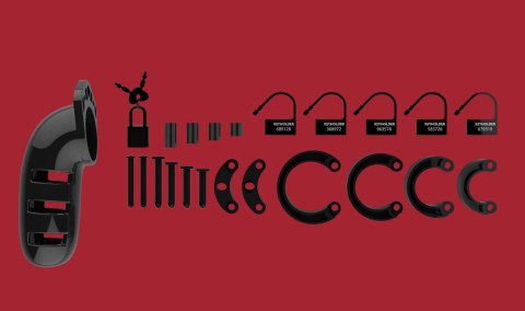 Pas cnoty Model 06 - Chastity - 5.5" - Cock Cage - Black Klatka erekcyjna