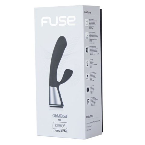 Wibrator króliczek OhMiBod Fuse for Kiiroo Black