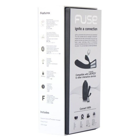 Wibrator króliczek OhMiBod Fuse for Kiiroo Black