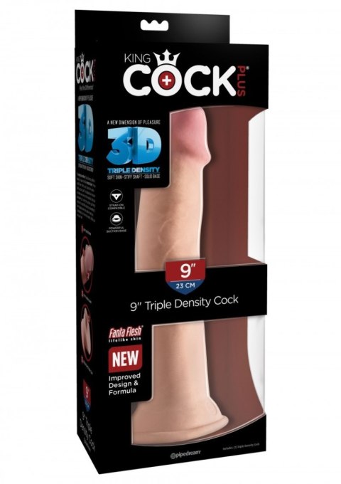 Dildo King Cock Plus 9" Triple Density Cock