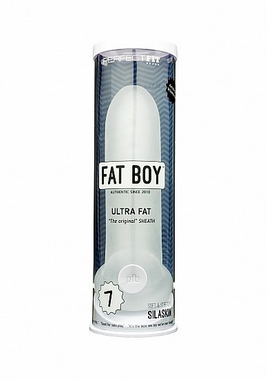 Nakładka na penisa Perfect Fit Fat Boy Original Ultra Fat Clear 7"