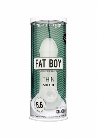 Nakładka na penisa Perfect Fit Fat Boy Thin Clear 5,5"