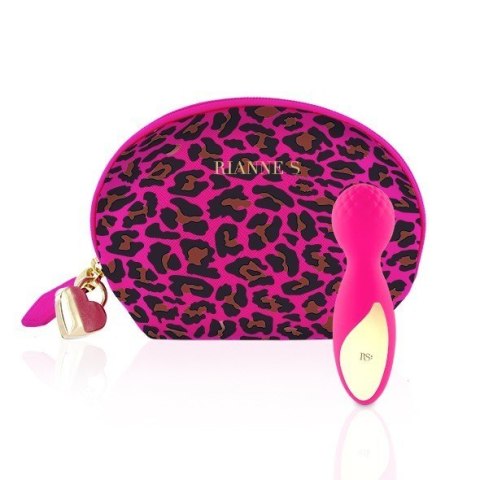 Mini Wibrator Różdżka Rianne S Essentials Lovely Leopard Mini Pink