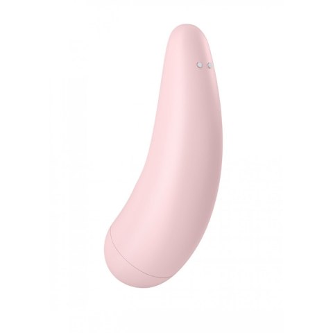 Stymulator łechtaczki Satisfyer Curvy 2+ Pink with App incl. Bluetooth and App