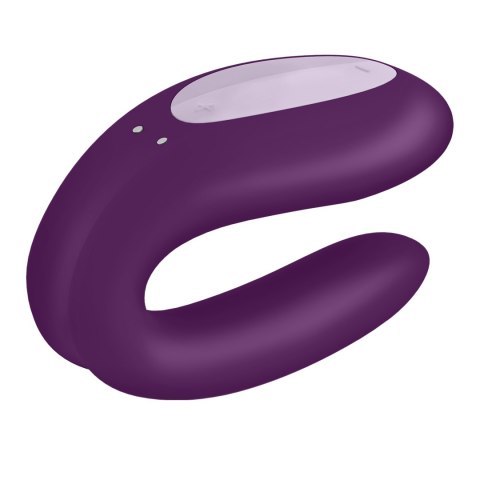 Stymulator Satisfyer Double Joy Violet incl. Bluetooth and App