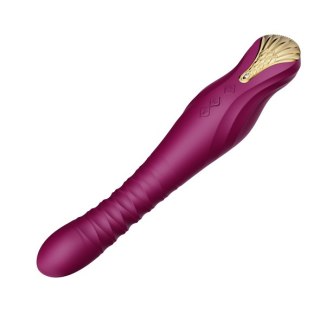Wibrator uniwersalny Zalo King Vibrating Thruster Velvet Purple
