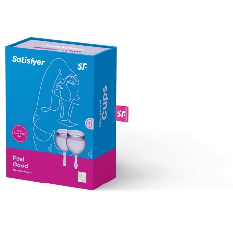 Feel Good Menstrual Cup Set – zestaw kubeczków menstruacyjnych (15 ml i 20 ml, Lila)