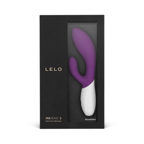 LELO Ina Wave 2 Plum – gładka powierzchnia z silikonu klasy medycznej dla pełnego komfortu i bezpieczeństwa