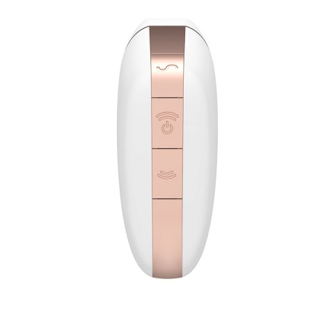 Stymulator łechtaczki Love Triangle White incl. Bluetooth and App