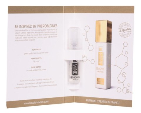 Perfumy damskie z feromonami Lovely Lovers BeMine Enigma Woman 2ml