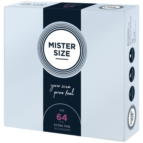 Prezerwatywy Mister.Size Condoms 64 mm 36 Pieces