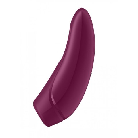 Stymulator łechtaczki Satisfyer Curvy 1+ Rose Red incl. Bluetooth and App