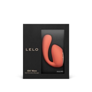 LELO Ida Wave Coral Red – Inteligentny Stymulator Punktu G i Łechtaczki z Technologią WaveMotion™