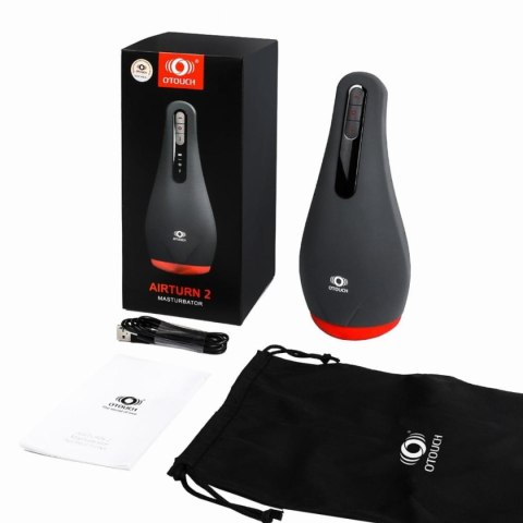 Rozgrzewający się masturbator z funkcją zasysania OTOUCH Airturn2 Masturbator