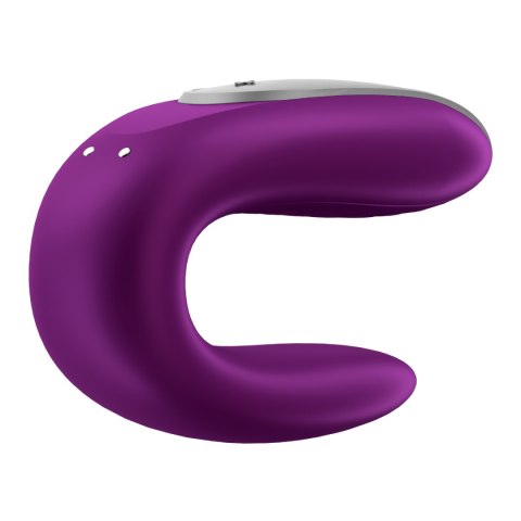 Wibrator dla par sterowany aplikacją Satisfyer Double Fun Violet