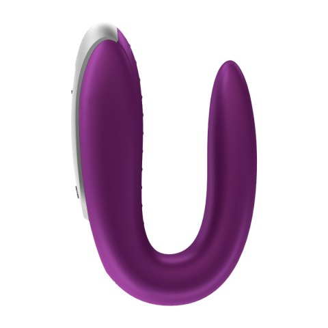 Wibrator dla par sterowany aplikacją Satisfyer Double Fun Violet
