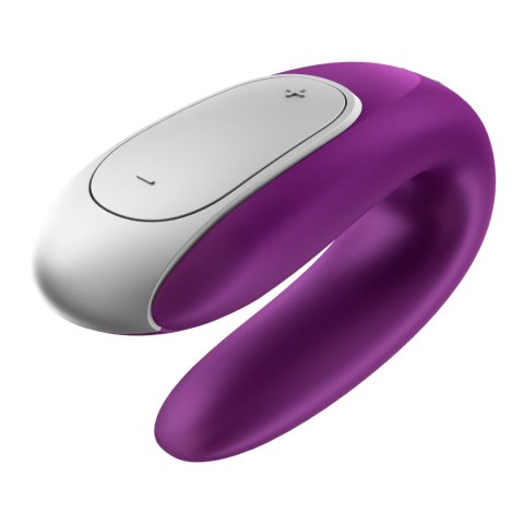Wibrator dla par sterowany aplikacją Satisfyer Double Fun Violet