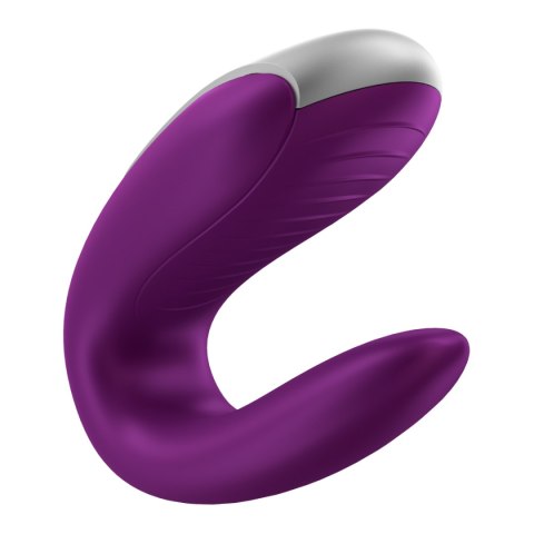 Wibrator dla par sterowany aplikacją Satisfyer Double Fun Violet