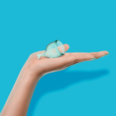 Satisfyer Feel Secure Menstrual Cup Set – zestaw kubeczków menstruacyjnych (15 ml i 20 ml, Dark Green)