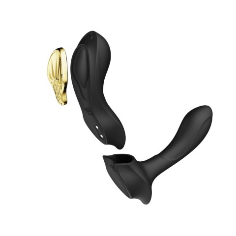 Wibrator do noszenia sterowany zdalnie Zalo Aya Obsidian Black